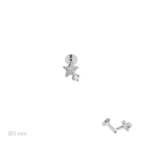 Srebrny piercing 153529 Srebrny piercing 153529