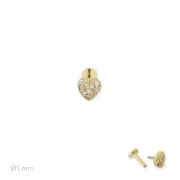 Srebrny piercing 153532