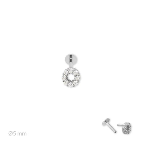 Srebrny piercing 153533 Srebrny piercing 153533