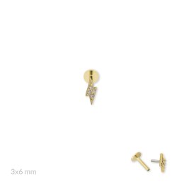 Srebrny piercing 153544