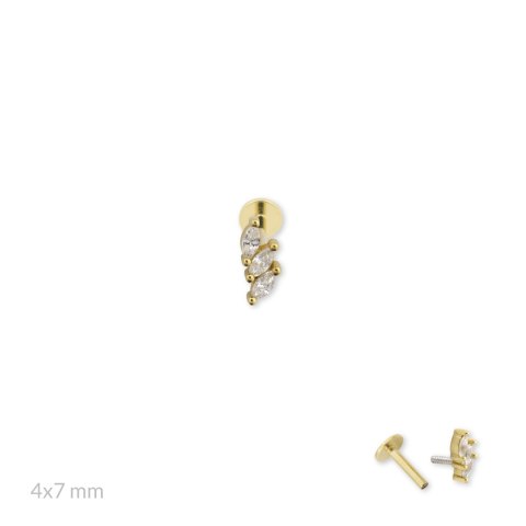 Srebrny piercing 153582 Srebrny piercing 153582