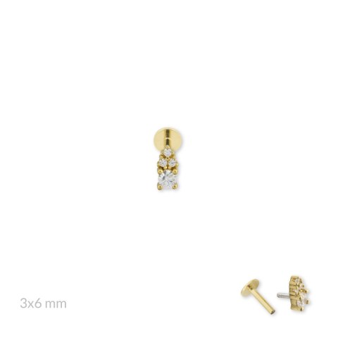 Srebrny piercing 153586 Srebrny piercing 153586