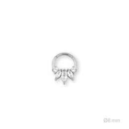 Srebrny piercing 153607