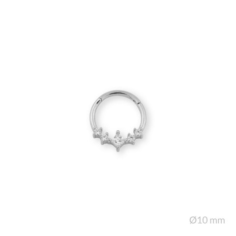 Srebrny piercing 153643